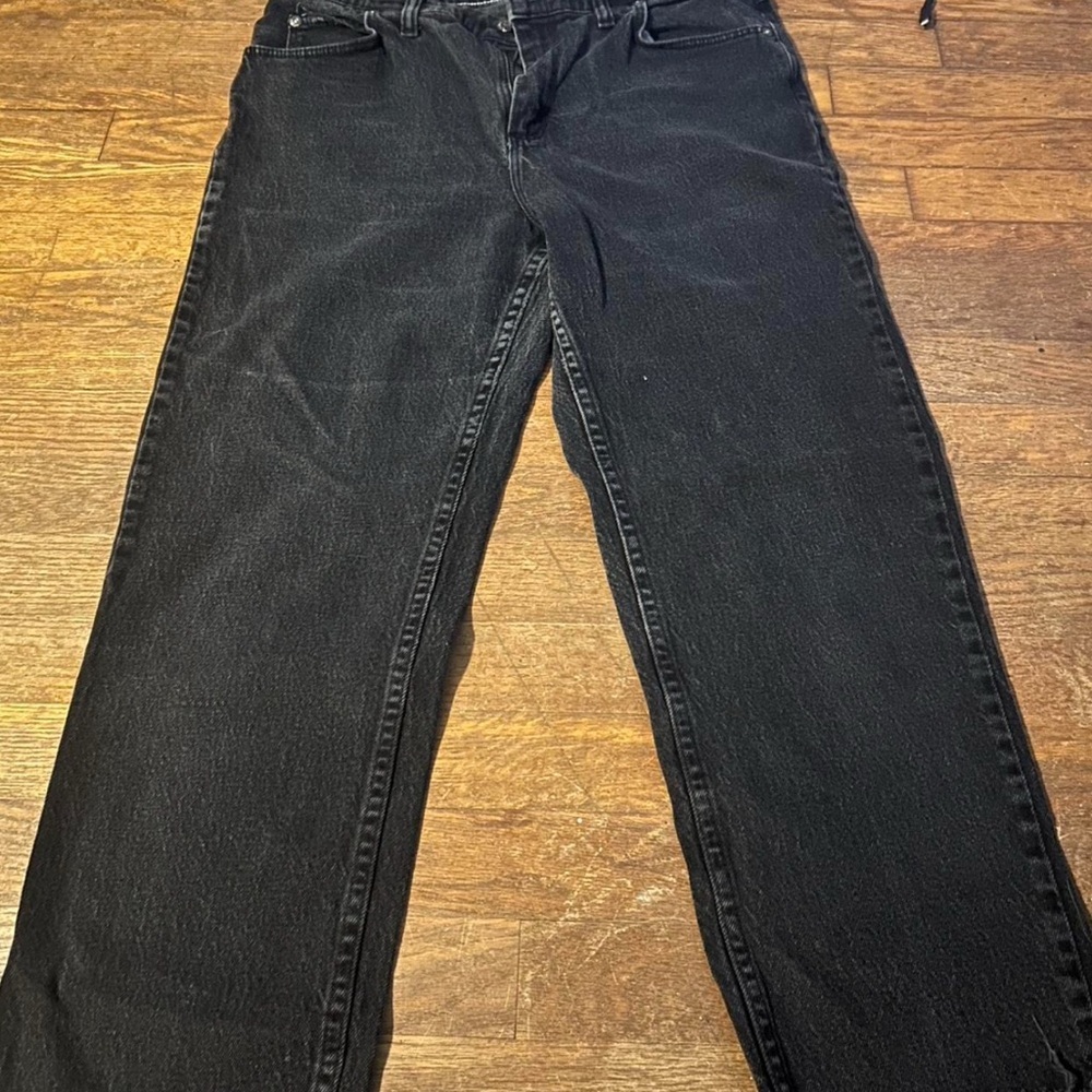 Womens Black frayed Jeans